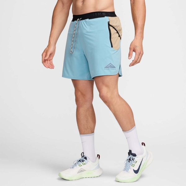 Nike Dri-FIT Second Sunrise 7in Shorts - Denim Turquoise/Khaki/Black