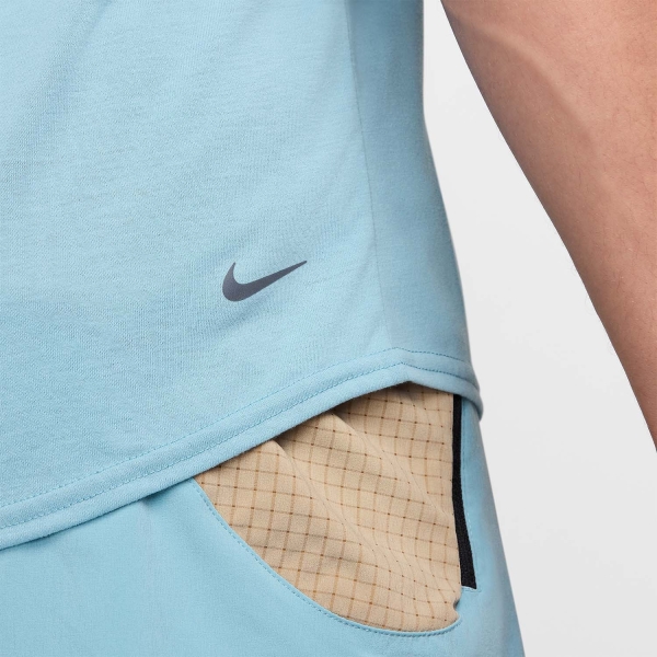 Nike Trail Solar Chase Top - Denim Turquoise/Vintage Coral/Black