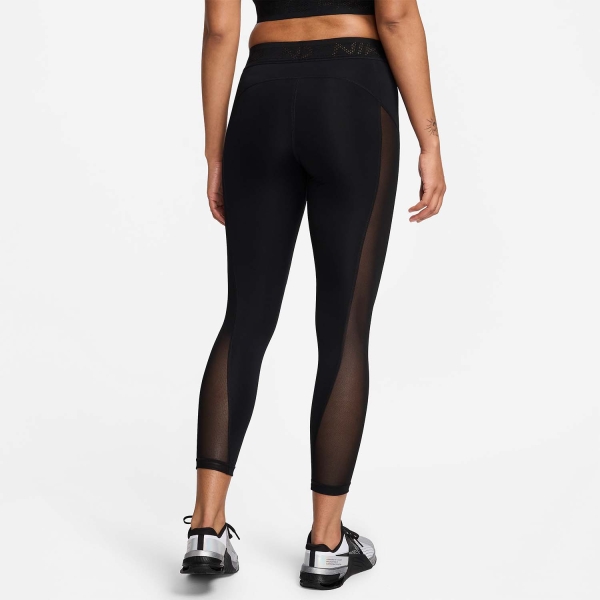 Nike Pro Mid Rise 7/8 Tights - Black/White