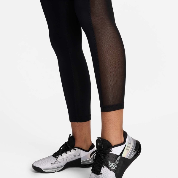 Nike Pro Mid Rise 7/8 Tights - Black/White