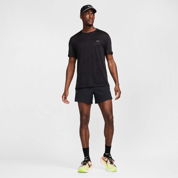 Nike Run Division Camiseta - Black/Reflective Silver