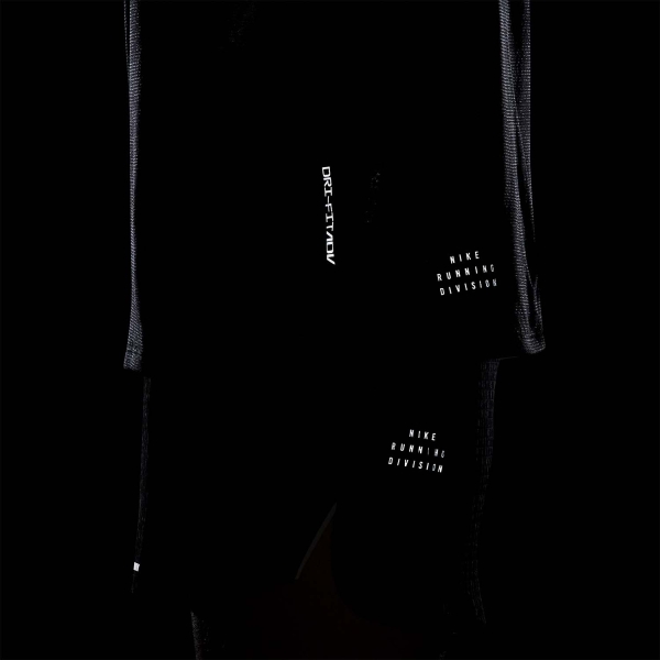 Nike Run Division Camiseta - Black/Reflective Silver