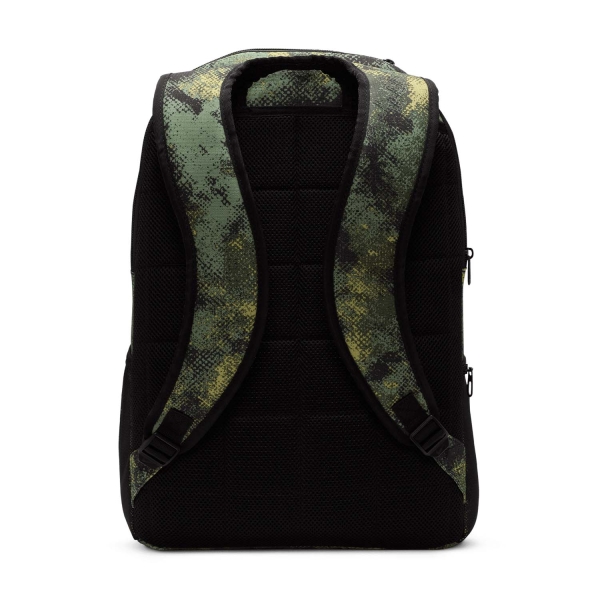 Nike Brasilia Print Mochila Grande - Oil Green/Black/Coconut