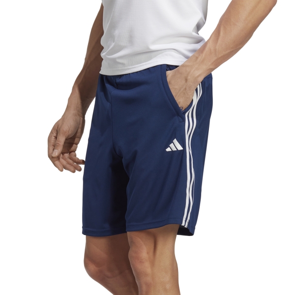 Pantalones Cortos Training Hombre adidas Essentials 9in Shorts  Dark Blue/White IB8246