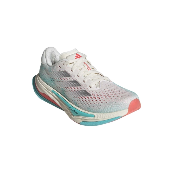 adidas Supernova Prima - Off White/Silver Metallic/Flash Aqua