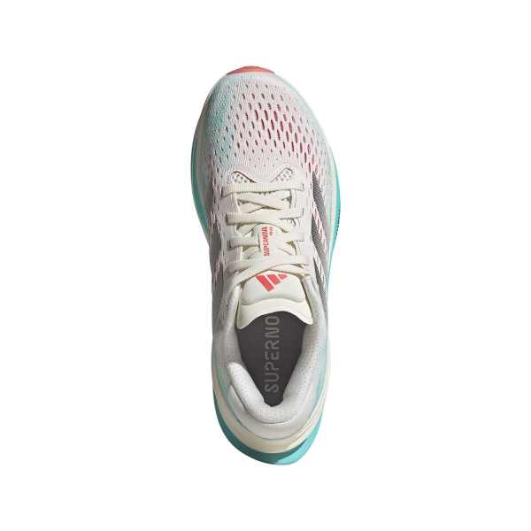 adidas Supernova Prima - Off White/Silver Metallic/Flash Aqua