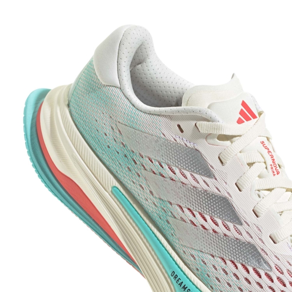 adidas Supernova Prima - Off White/Silver Metallic/Flash Aqua