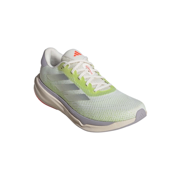 adidas Supernova Stride - Off White/Silver Metal/Pulse Lime