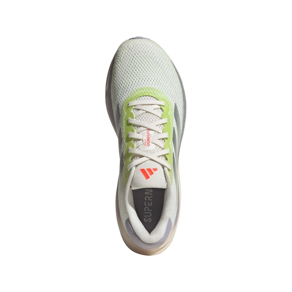 adidas Supernova Stride - Off White/Silver Metal/Pulse Lime