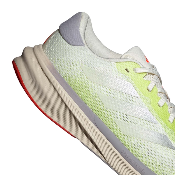 adidas Supernova Stride - Off White/Silver Metal/Pulse Lime