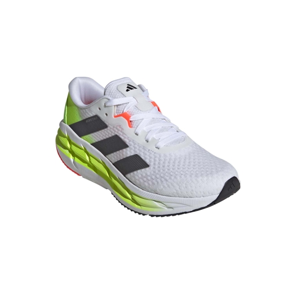 adidas Adistar 3 - Cloud White/Night Metallic/Lucid Lemon