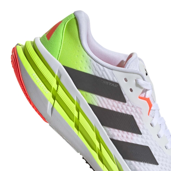 adidas Adistar 3 - Cloud White/Night Metallic/Lucid Lemon