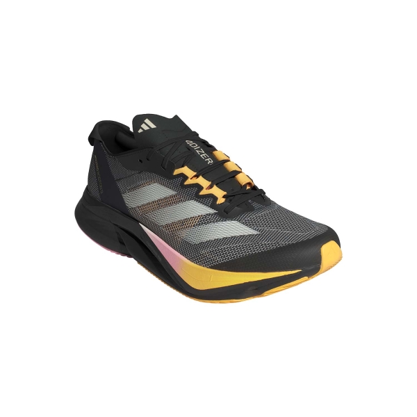 adidas adizero Boston 12 - Cloud Black/Zero Mint/Spark