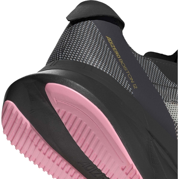 adidas adizero Boston 12 - Cloud Black/Zero Mint/Spark