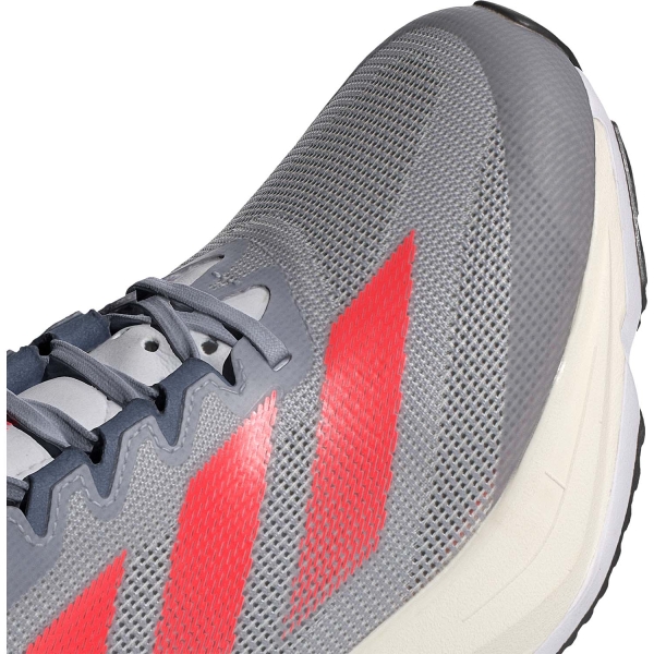 adidas adizero Boston 12 - Halo Silver/Solar Red/Dash Grey