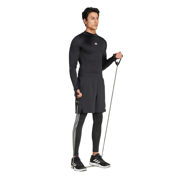 adidas TechFIT 3 Stripes Mallas - Black