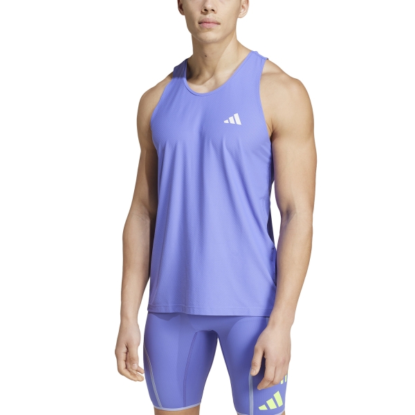 Canotta Running Uomo adidas adidas OTR Canotta  Semi Cobalt Blue  Semi Cobalt Blue 