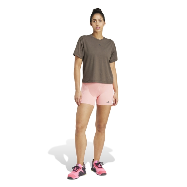 adidas Power Back 3 Stripes Camiseta - Shadow Olive