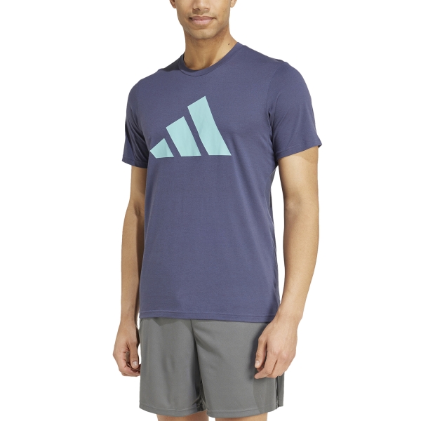 Camisetas Training Hombre adidas adidas Feelready Logo Camiseta  Shadow Navy/Mint Ton  Shadow Navy/Mint Ton 