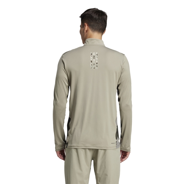 adidas Camo Camisa - Silver Pebble