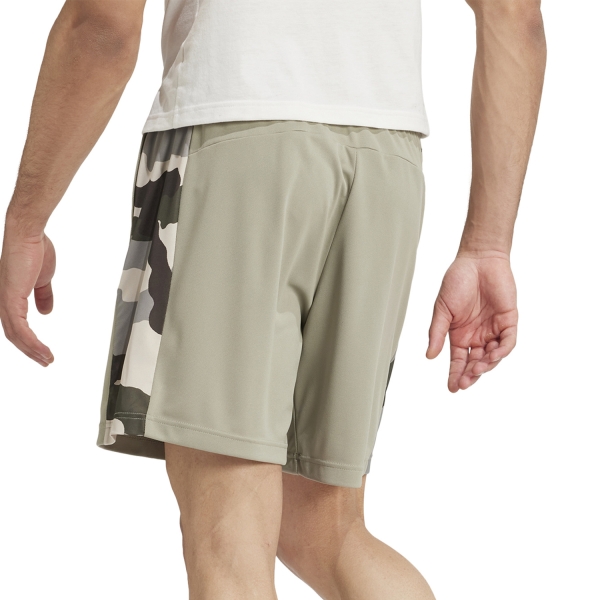 adidas Essentials Camo 7in Shorts - Silver Pebble