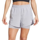 adidas AEROREADY 2 in 1 3in Shorts - Glory Grey