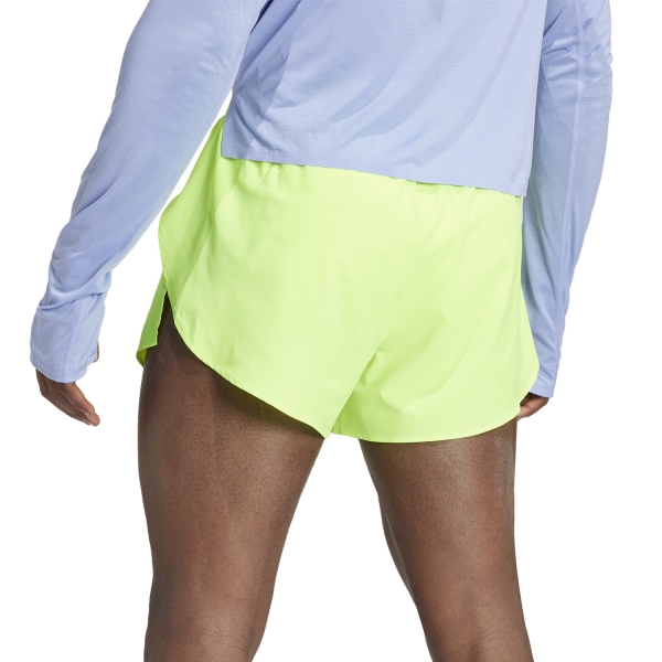 adidas adizero Essentials 3in Pantaloncini - Lucid Lemon