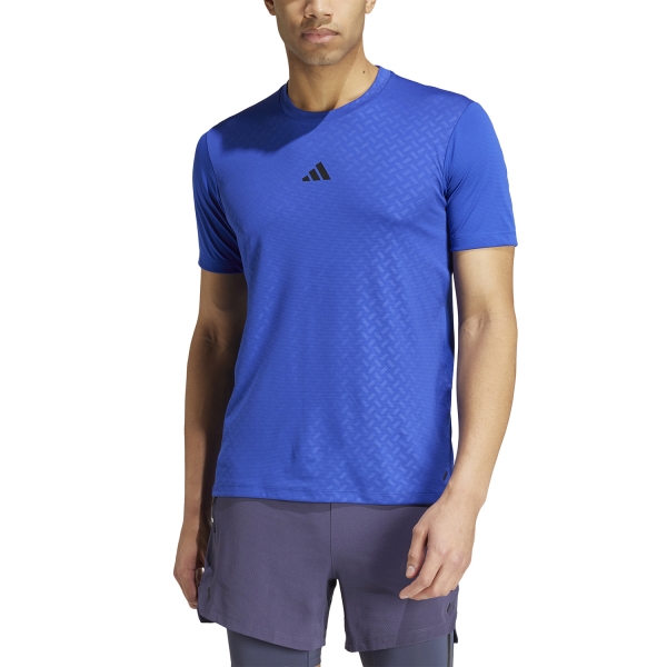 Maglietta Training Uomo adidas adidas Power Maglietta  Semi Lucid Blue/Black  Semi Lucid Blue/Black 