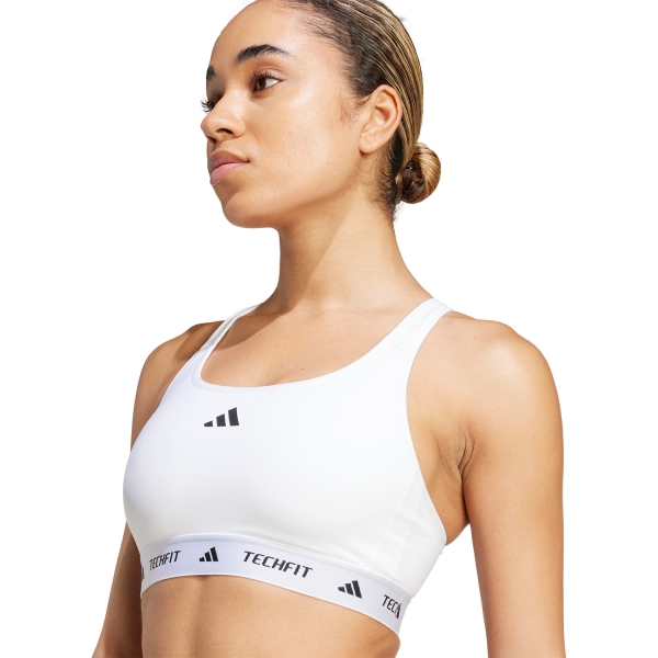 adidas TechFIT Sujetador Deportivo - White