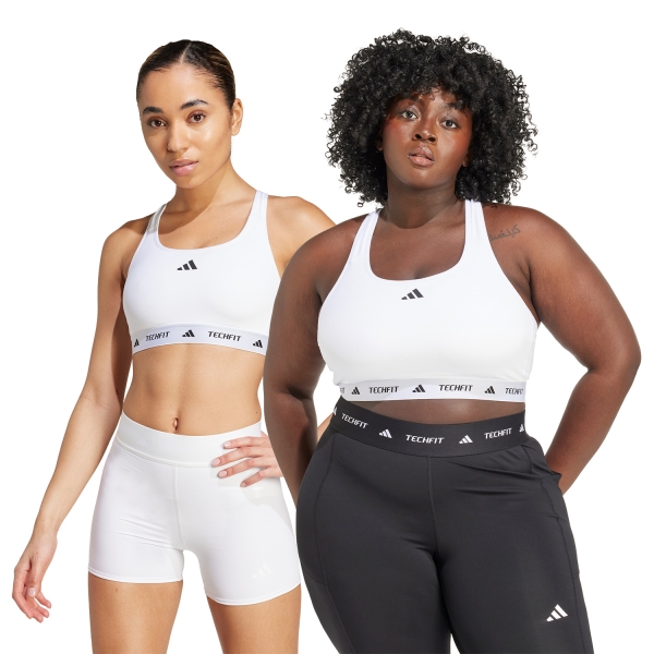 adidas TechFIT Sujetador Deportivo - White