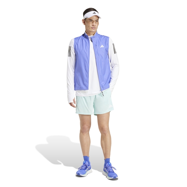 adidas Own The Road Classic 5in Shorts - Semi Flash Aqua