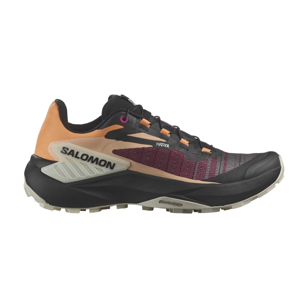 Women's Trail Running Shoes Salomon Genesis  Bird Of Paradise/Black/Almond Milk L47444400