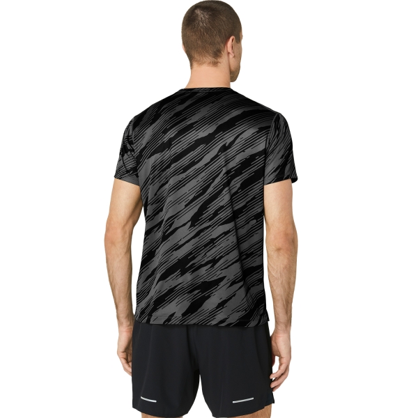 Asics Core All Over Print T-Shirt - Graphite Grey/Performance Black