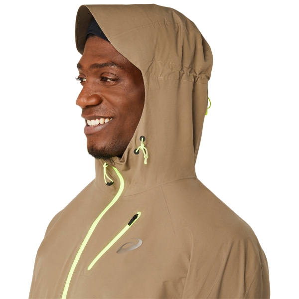 Asics Fujitrail Waterproof Giacca - Pepper