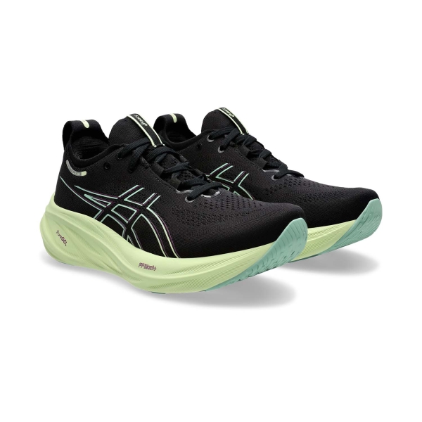 Asics Gel Nimbus 26 - Black/Cool Matcha