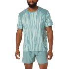 Asics Road All Over Print Maglietta - Light Celadon/Celadon