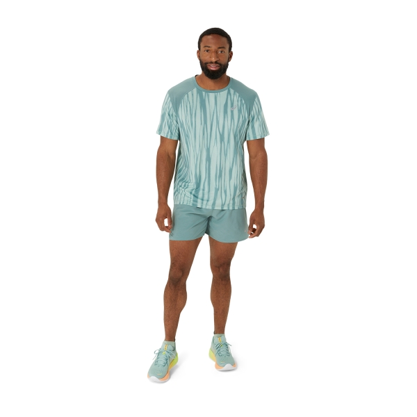 Asics Road All Over Print Maglietta - Light Celadon/Celadon