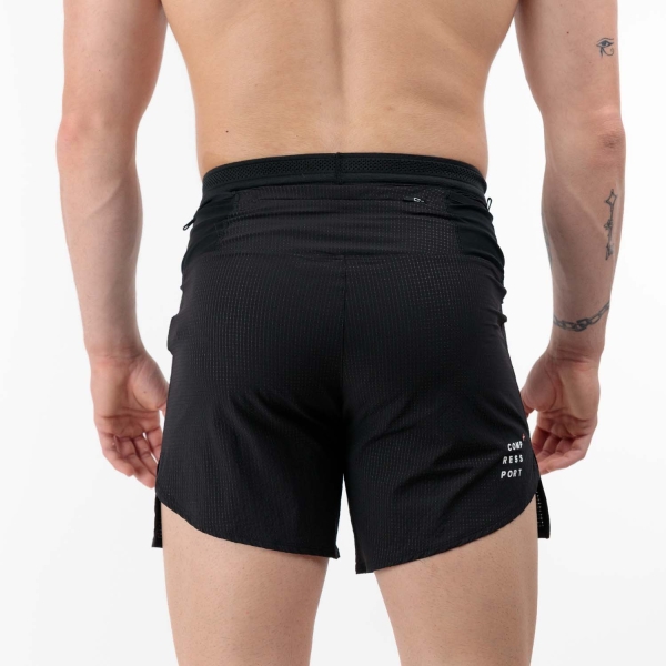 Compressport Trail Racing 6in Shorts - Black