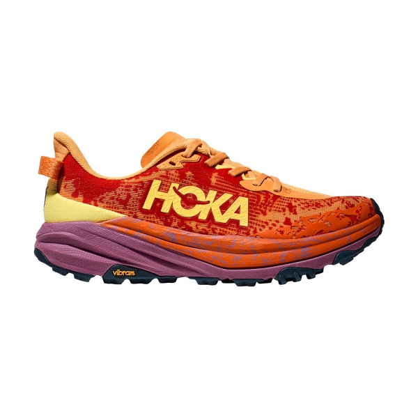 Women's Trail Running Shoes Hoka Speedgoat 6  Sherbert/Beet Root 1147811SRBT