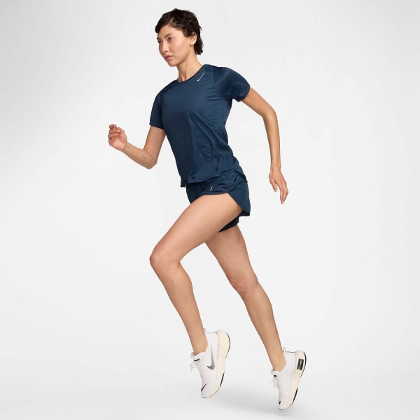 Nike Dri-FIT Race T-Shirt - Armory Navy/Reflective Silver
