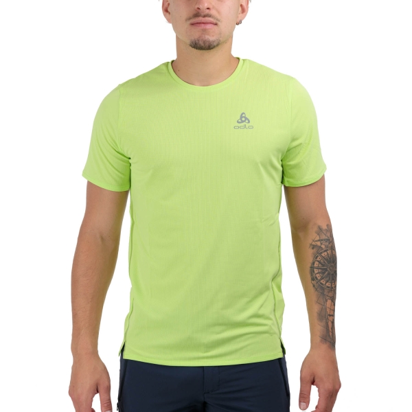 Men's Running T-Shirt Odlo Zeroweight ChillTec TShirt  Sharp Green 31387248800