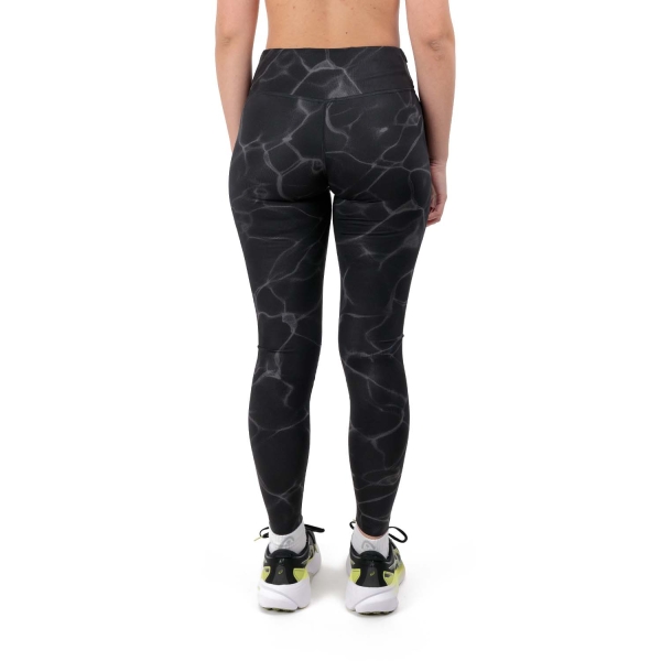 Odlo Zeroweight Print Tights - Black