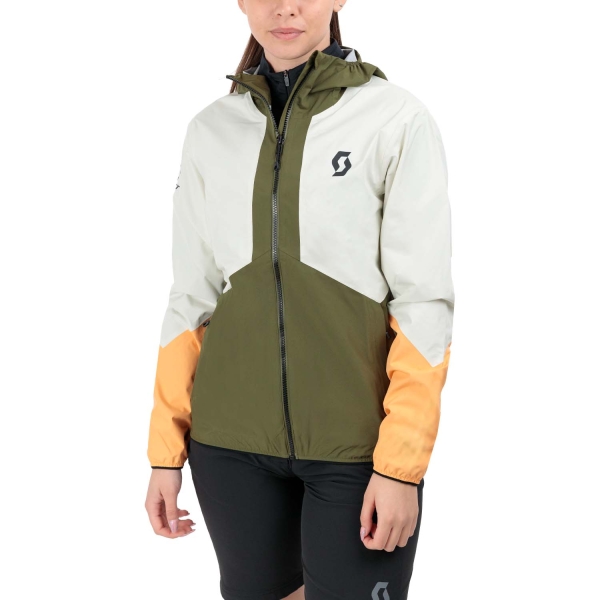 Women's Outdoor Jacket and Shirt Scott Explorair Jacket  Fir Green/Soft Yellow 4041137738