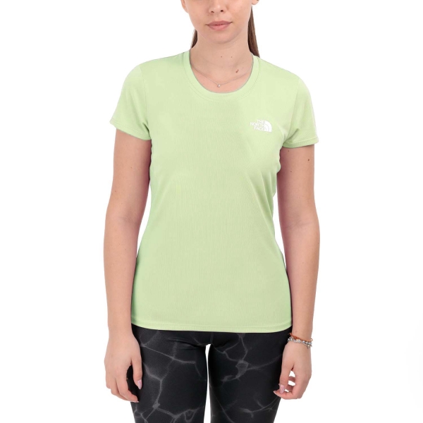 Maglietta Running Donna The North Face The North Face Reaxion Amp Maglietta  Astro Lime Light Heathe  Astro Lime Light Heathe 