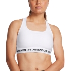 Under Armour Crossback Mid Sujetador Deportivo - White
