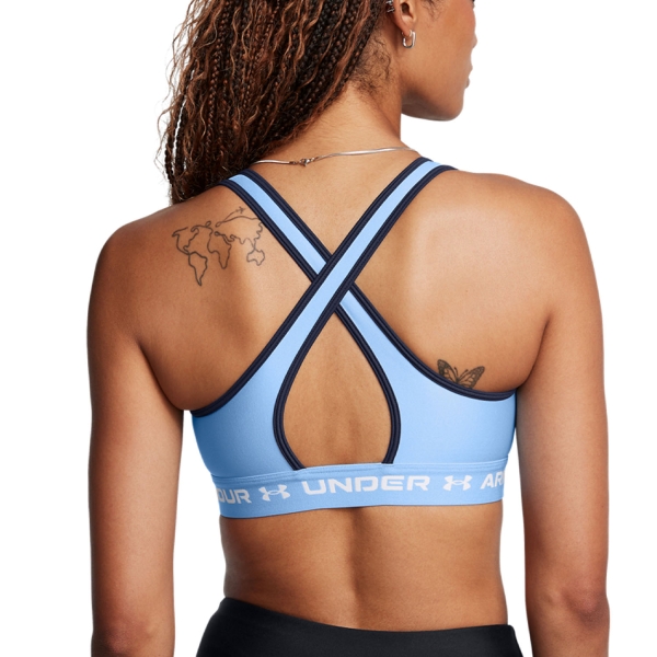 Under Armour Crossback Mid Sujetador Deportivo - Blue