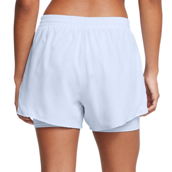 Under Armour Fly By 2 in 1 4in Shorts - Nimbus Blue