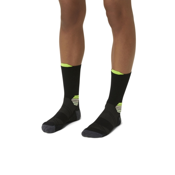 Asics Fujitrail Socks - Performance Black/Safety Yellow