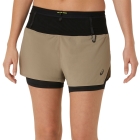 Asics Fujitrail 2 in 1 3in Shorts - Pepper/Performance Black
