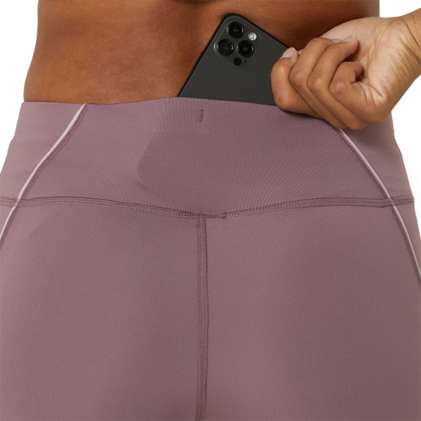 Asics Icon Tights - Dusty Mauve/Faded Orange